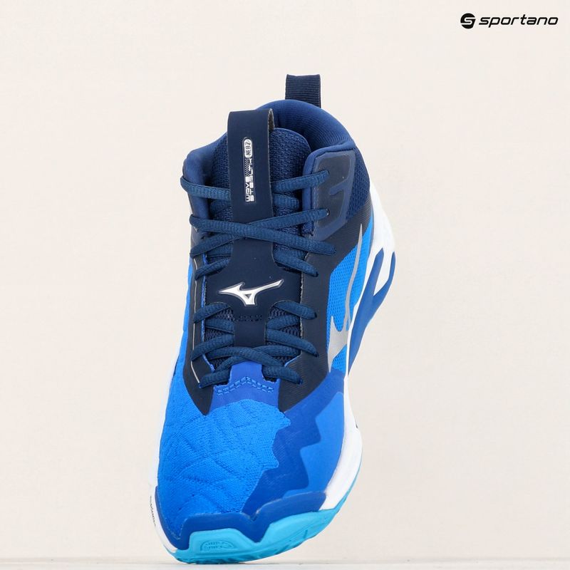 Pánské boty na házenou Mizuno Wave Stealth Neo 2 Mid mugen blue/white/estate blue 9