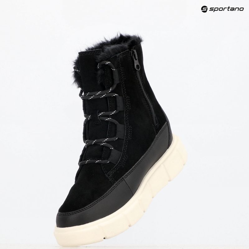 Dětské sněhule Sorel Youth Sorel Explorer III Lace black/sea salt 15