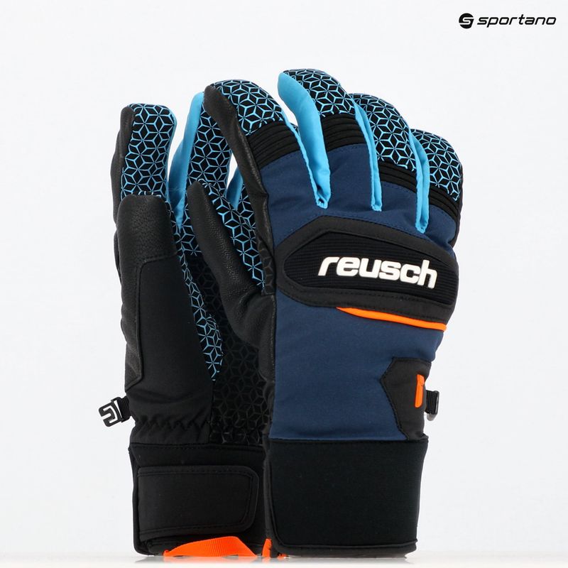 Lyžařské rukavice Reusch Dragon R-Tex XT dress blue/orange popsicl 8