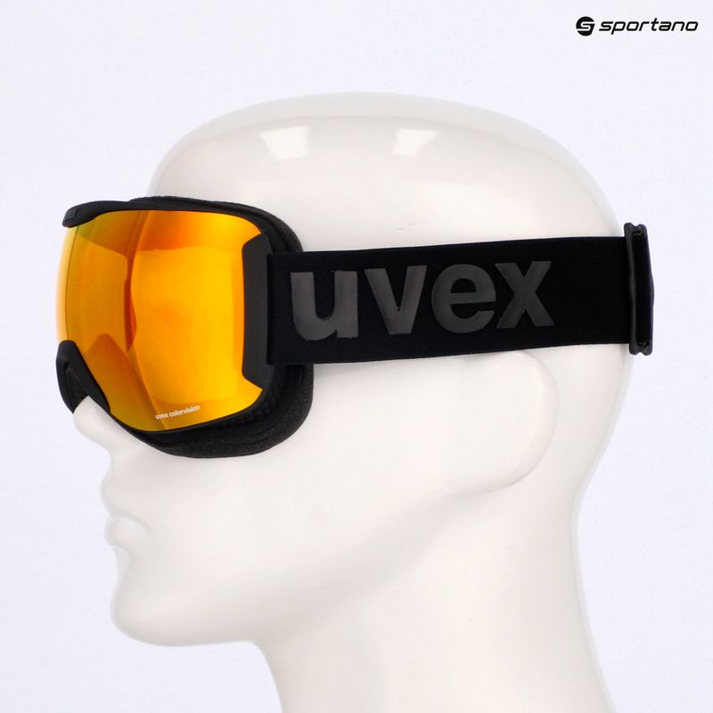Lyžařské brýle UVEX Downhill 2100 CV black matt/mirror orange yellow 7