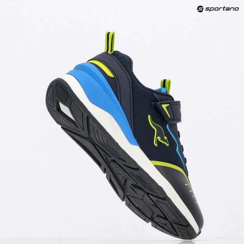 Dětské boty KangaROOS KD-Batter EV dark navy/lime 9
