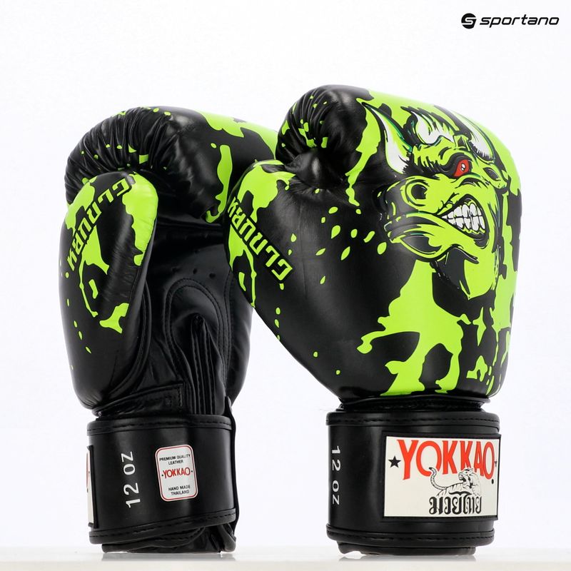 pánské boxerské rukavice YOKKAO Angry Bull black 8