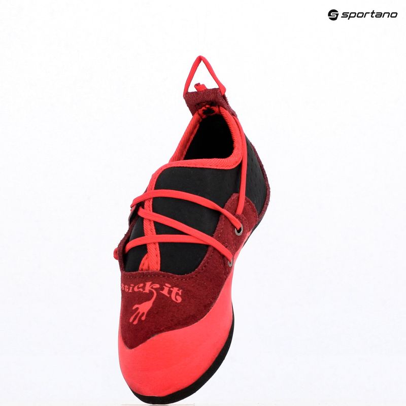 Dětské lezecké boty La Sportiva Stickit chili/ poppy 9