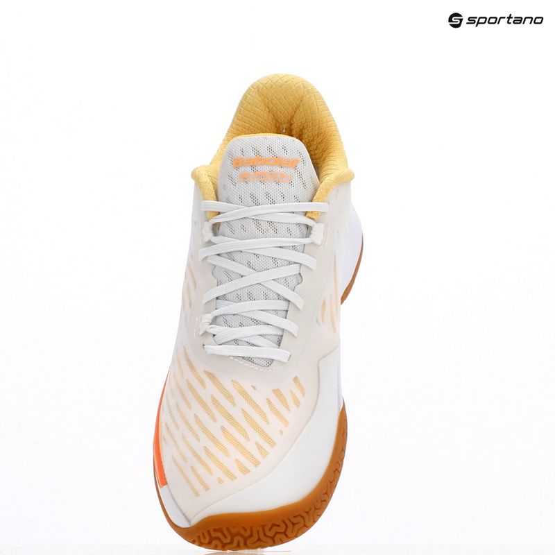 Dámské boty na badminton Babolat Shadow Tour 5 W white/ yellow 9