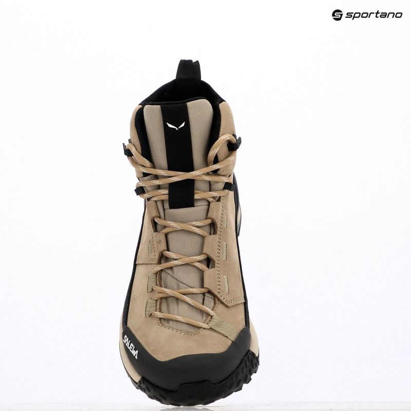 Dámské trekové boty Salewa Puez Leather Mid Ptx quicksand / onyx 9