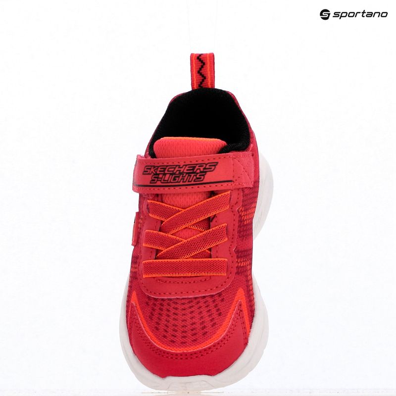 Dětské boty SKECHERS S-Lights Tri-Namics red/orange 10