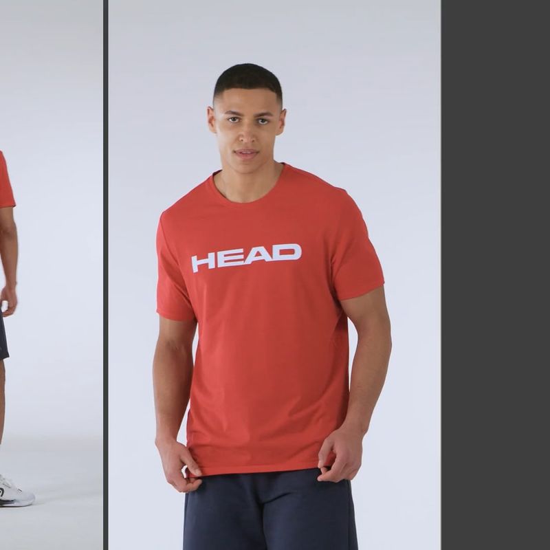 Pánské tenisové tričko HEAD Club Original red 9