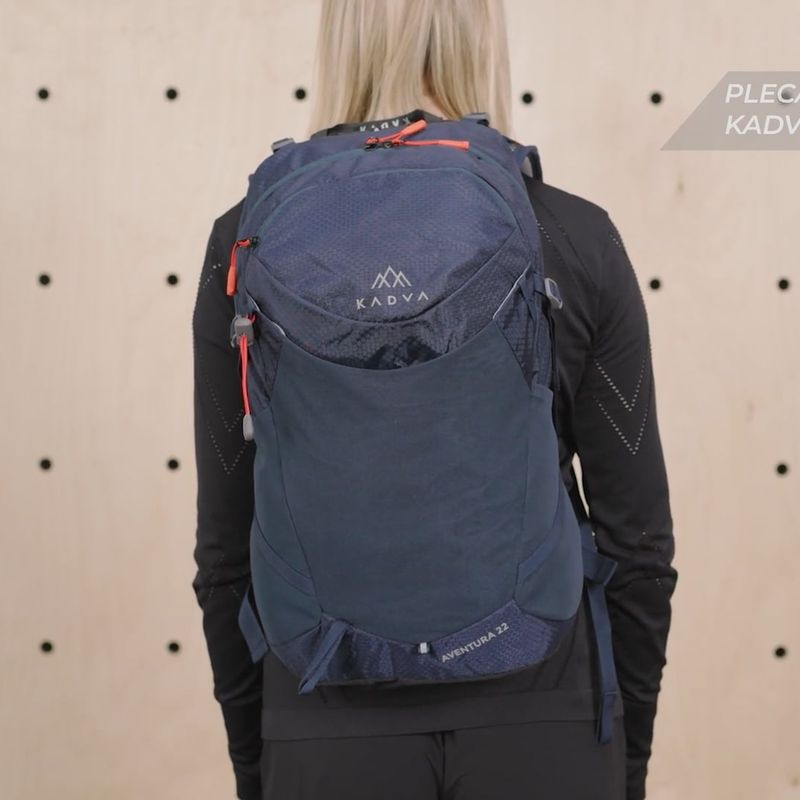 Turistický batoh KADVA Aventura 22 l ocelově modrý 34