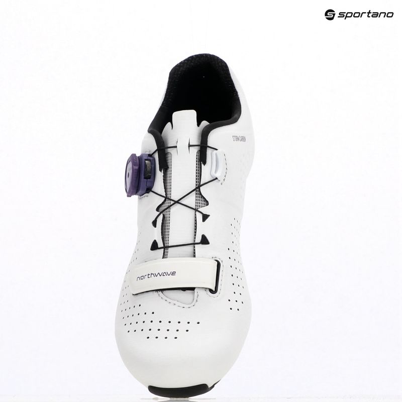 Dámské silniční boty Northwave Storm Carbon white/dark purple 9