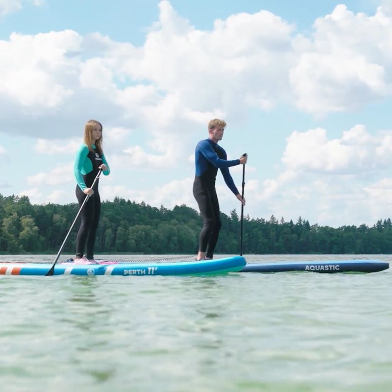 Deska SUP AQUASTIC Perth Pro 11'2" allround bílá 26