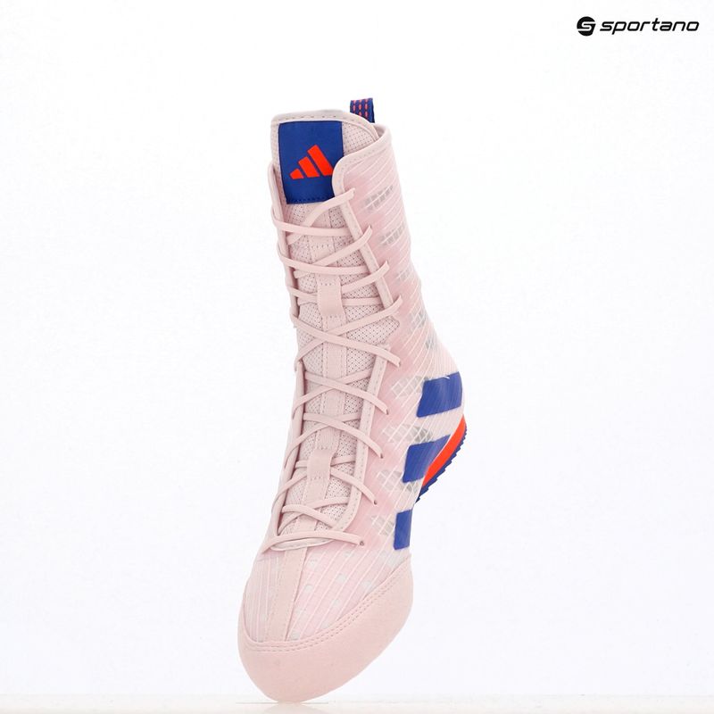 Boxerské boty adidas Box Hog 4 téměř růžová/lucid blue/impact orange 20