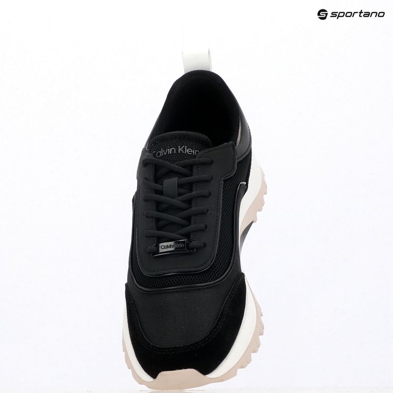 Dámské boty Calvin Klein HW0HW02487 Runner Lace Up Mesh MIX black/bright white 9