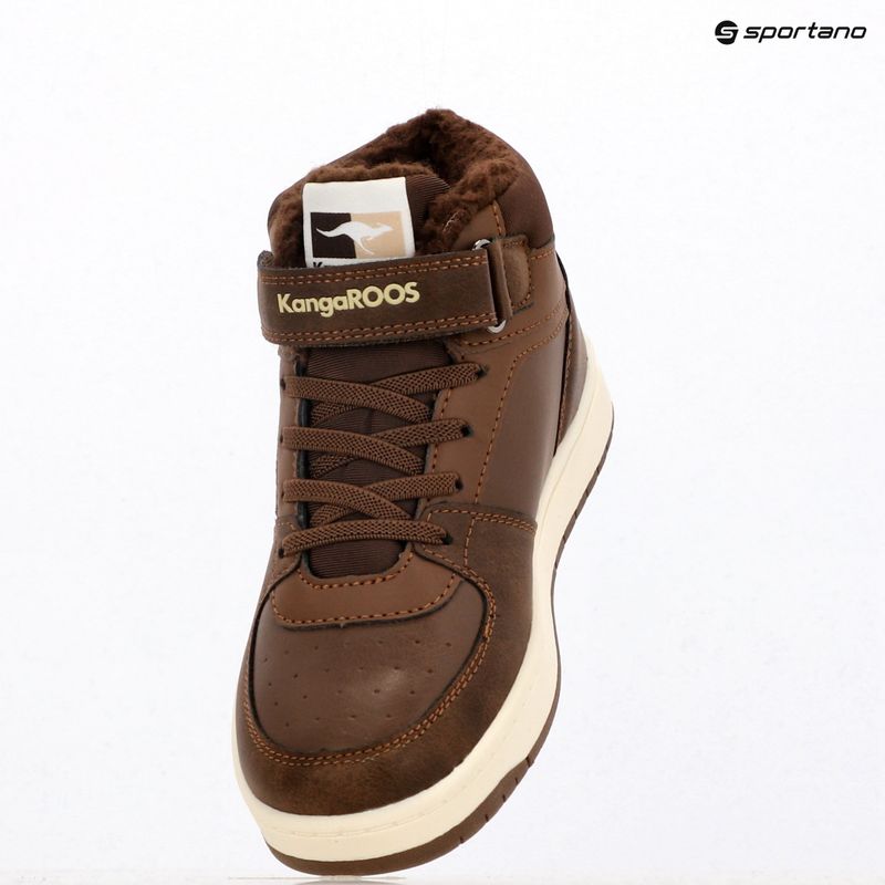 Dětské boty KangaROOS K-CP Bound Mid EV slate black/blond wood 9