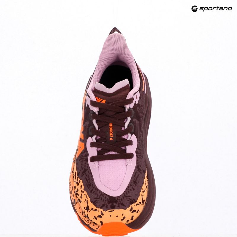 Dětské běžecké boty HOKA Speedgoat 6 flower nectar/neon tangerine 17