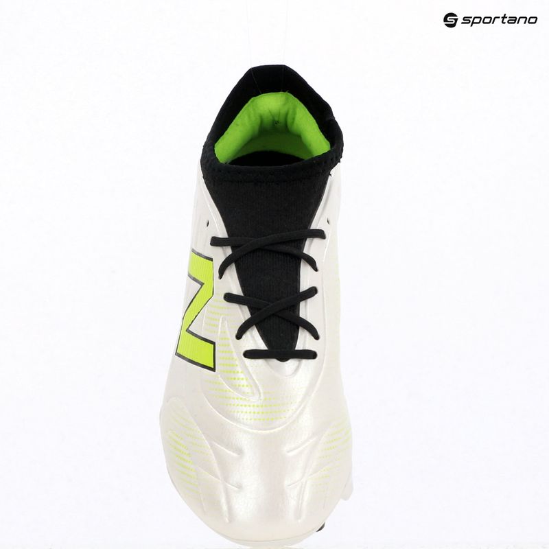 Dětské kopačky New Balance Tekela Team Low JR FG white 15