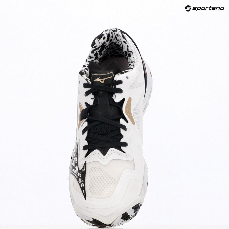 Volejbalové boty Mizuno Wave Lightning Z8 white/black/gold 9