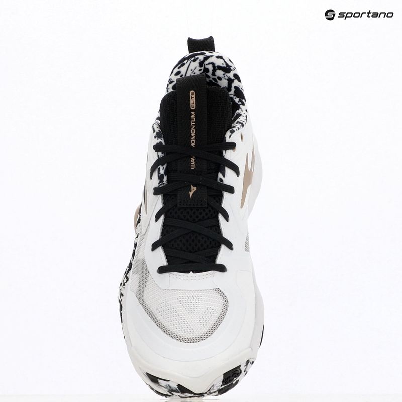 Volejbalové boty Mizuno Wave Momentum Elite white/black/gold 9