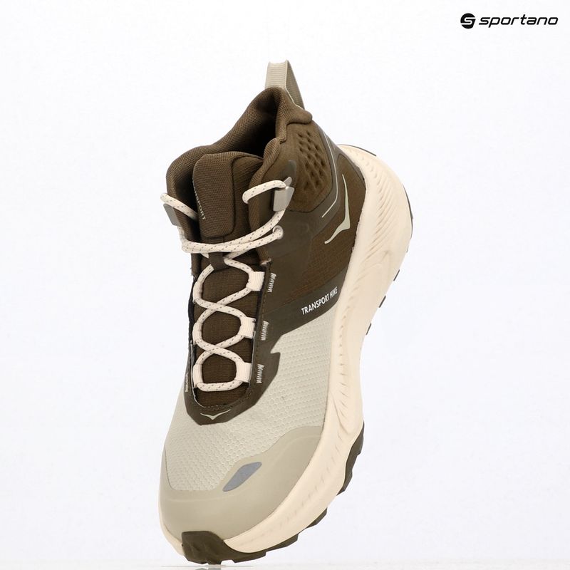 Pánské trekingové boty HOKA Transport Hike GTX spruce green/oyster mushroom 17