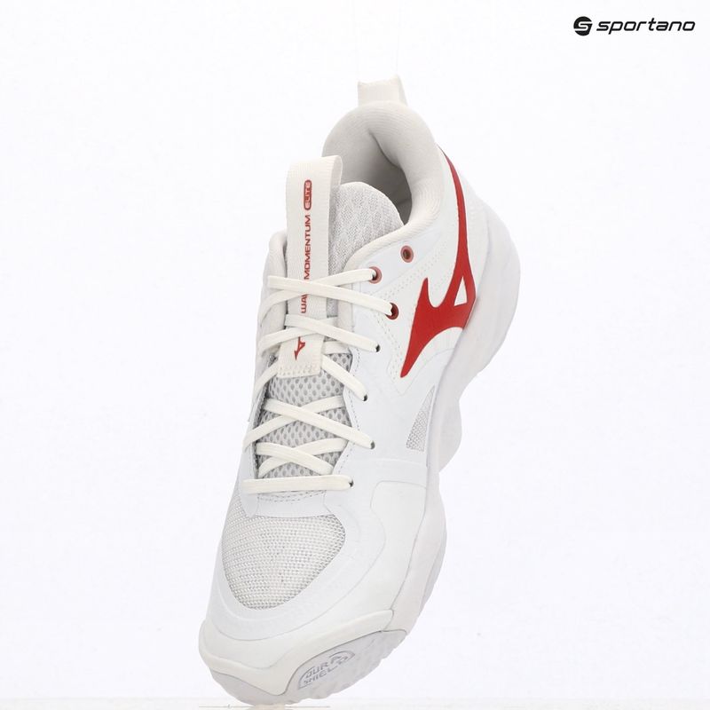 Dámské volejbalové boty Mizuno Wave Momentum Elite white/rose elegance/lava falls 9