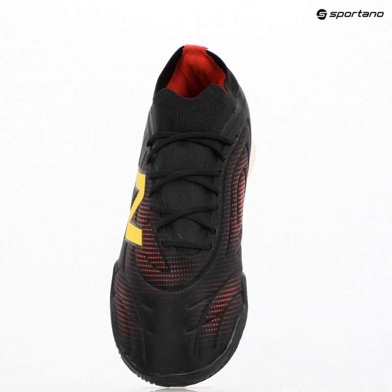 Kopačky New Balance Tekela Team Low V5 IN black 100/punch yellow/fire cracker 9