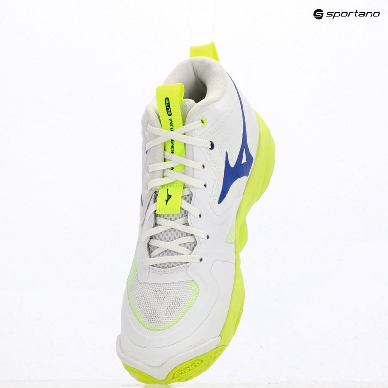 Volejbalové boty Mizuno Wave Momentum Elite Mid white/lightning yellow/dazzling blue 9