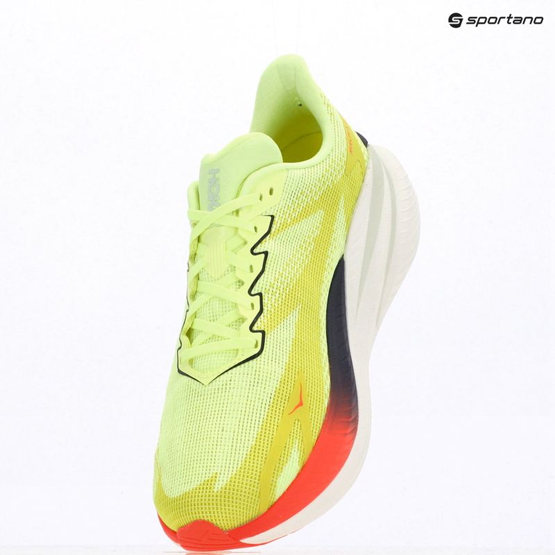 Pánské běžecké boty Hoka Mach X 3 Wide neon yuzu/squid ink 9