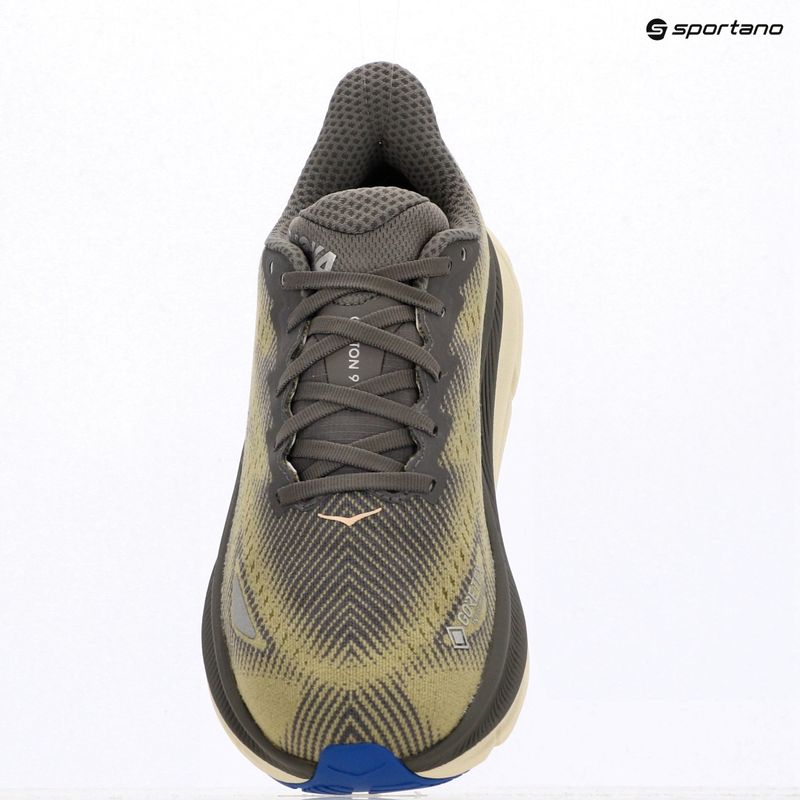 Pánské běžecké botyHOKA Clifton 9 GTX gravel/eggshell 10