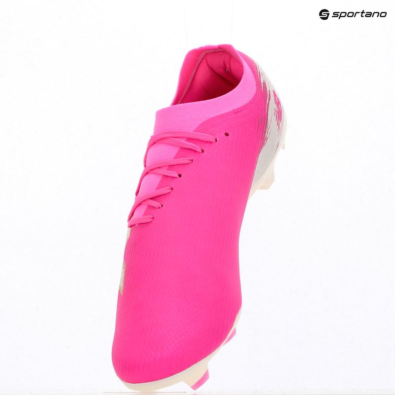 Kopačky New Balance Furon Team V8 FG pink heat/sea salt/gold metallic 9