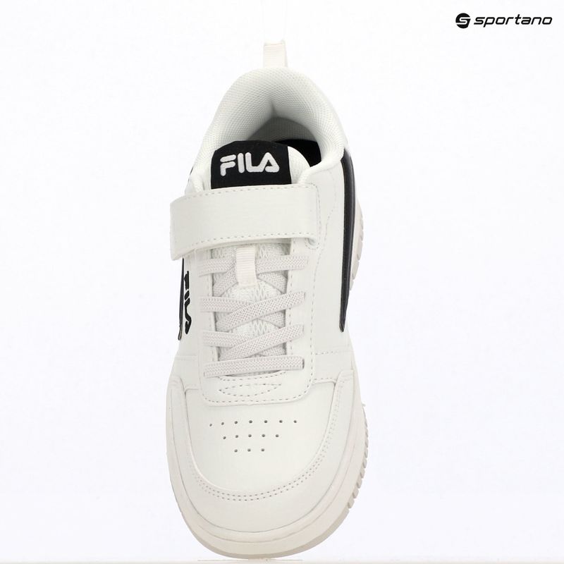 Dětské boty FILA Rega Nf Velcro white/black 9