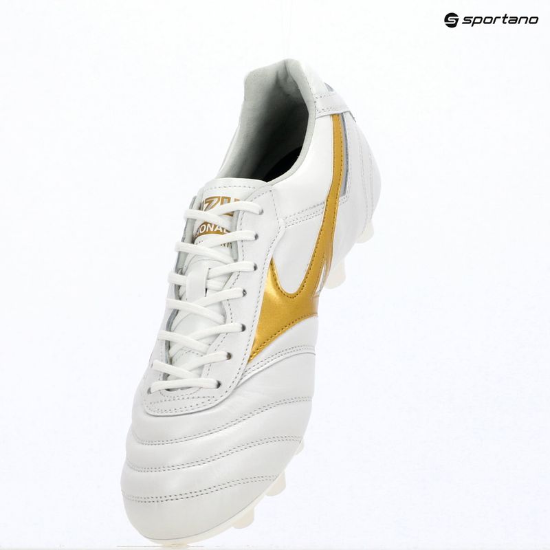 Kopačky Mizuno Morelia II Japan FG white/football gold/galaxy silver 9