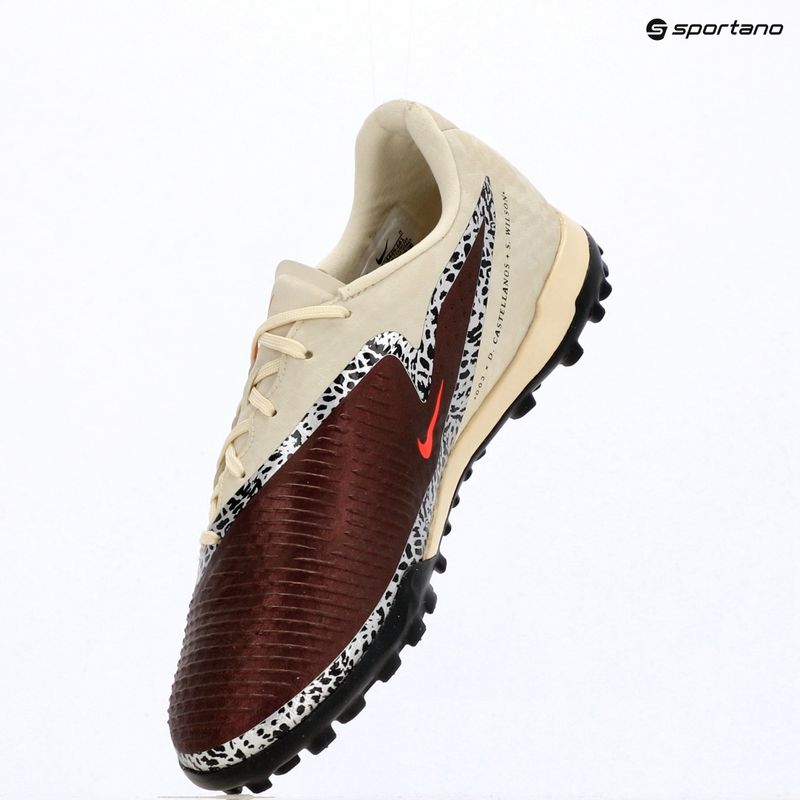 Pánské kopačky Nike United Phantom 6 Low Academy TF burgundy crush/fossil/university red 10