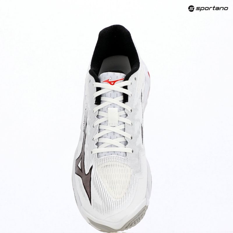 Volejbalové boty Mizuno Wave Lightning Elite white/black/fiery red 9