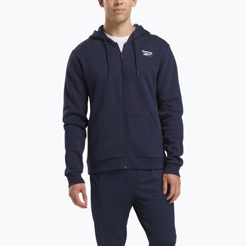 Pánská mikina Reebok Identity SL Fleece FZ vecnav