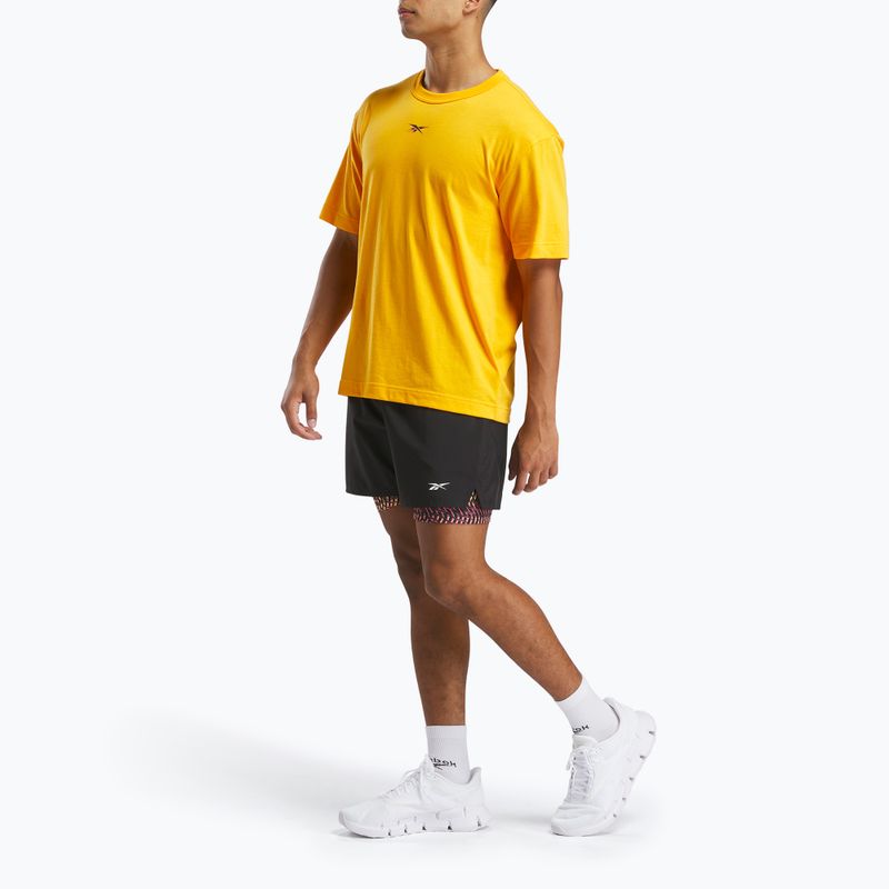 Šortky Reebok Athlete Hype 2-IN-1 black/electric yellow 2