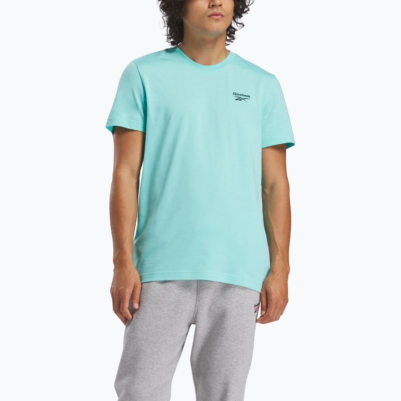 Pánské tričko Reebok Identity Small Logo Tee ai aqua
