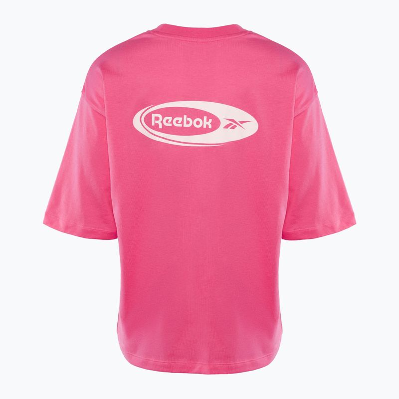 Dámské tréninkové tričko Reebok Ide Brand Proud Tee true pink 2