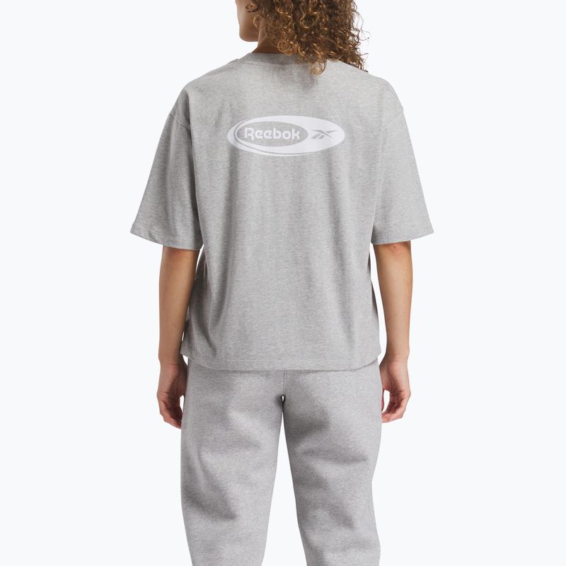 Dámské tréninkové tričko Reebok Ide Brand Proud Tee mgreyh 3