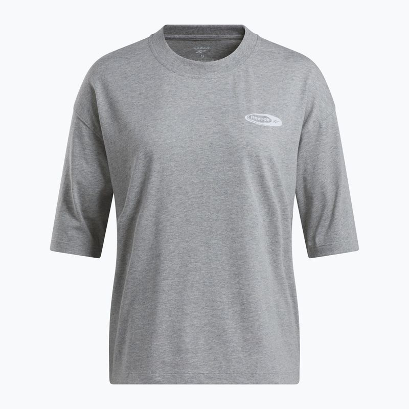 Dámské tréninkové tričko Reebok Ide Brand Proud Tee mgreyh 4