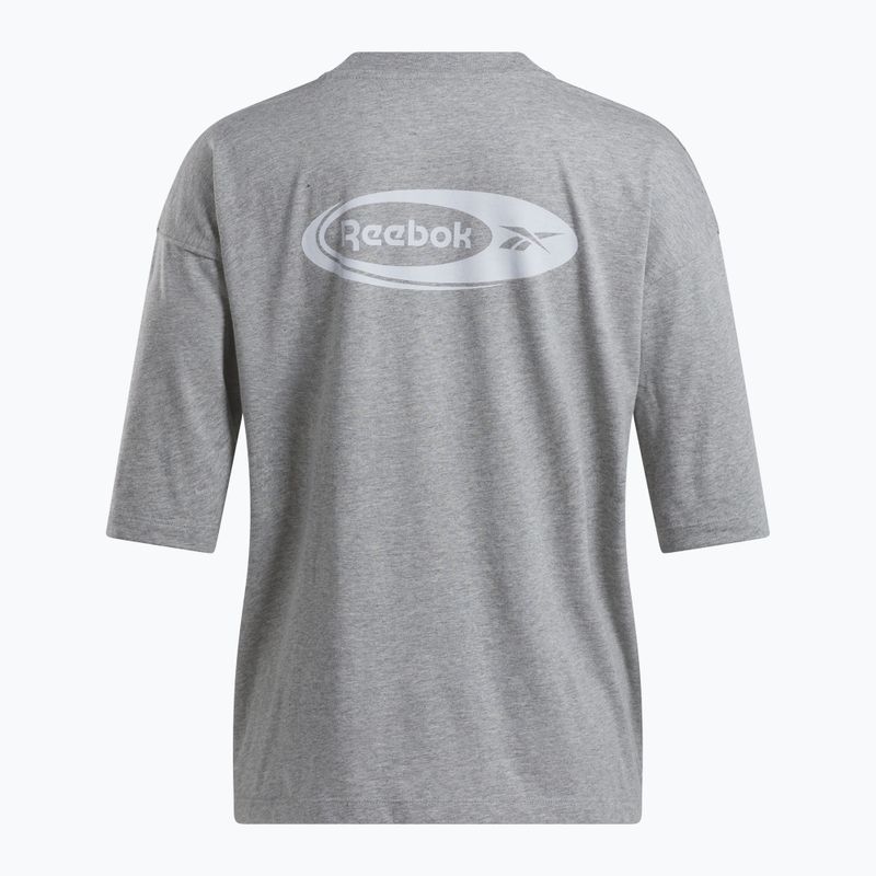 Dámské tréninkové tričko Reebok Ide Brand Proud Tee mgreyh 5