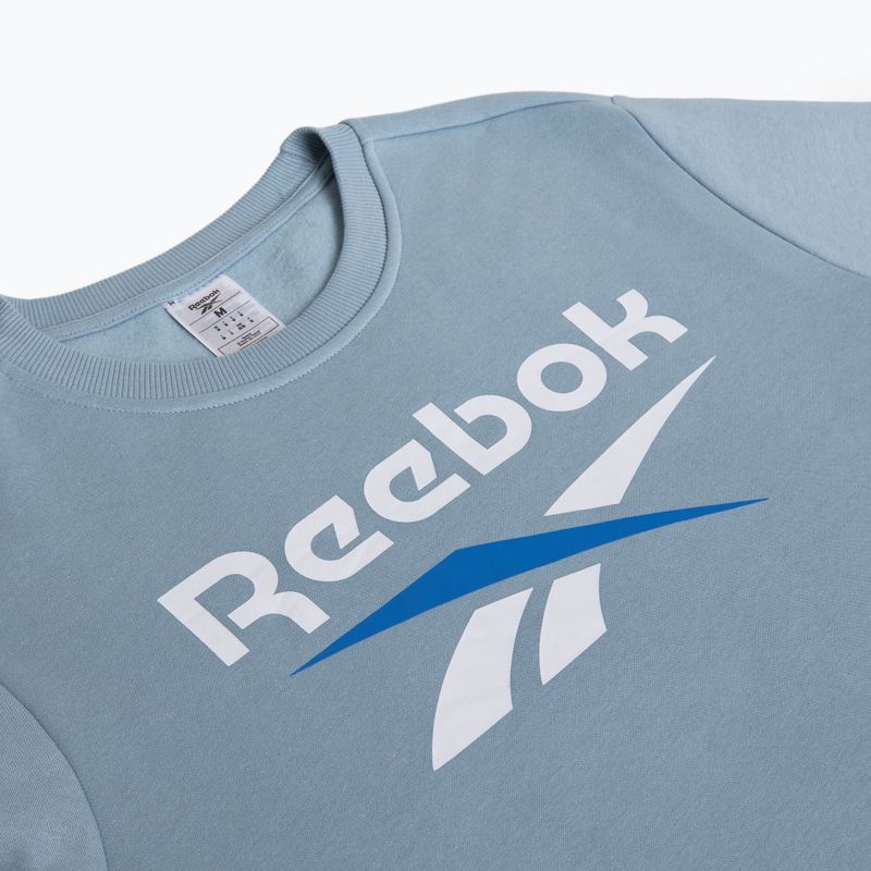 Pánská mikina Reebok Identity Big Logo Fleece Crew upgrade blue 3