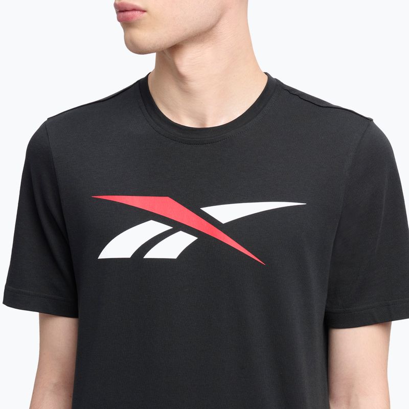 Pánské tričko  Reebok Gs Vector Tee black/white/vector red 4
