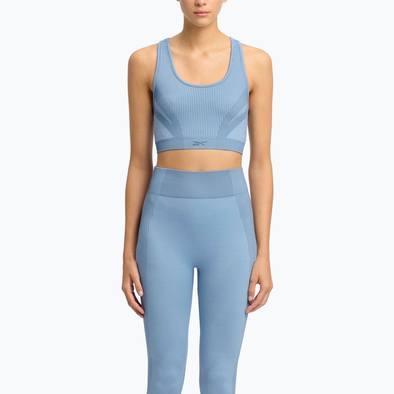 Dámská tréninková podprsenka Reebok Rbk Lab Seamless upgrade blue