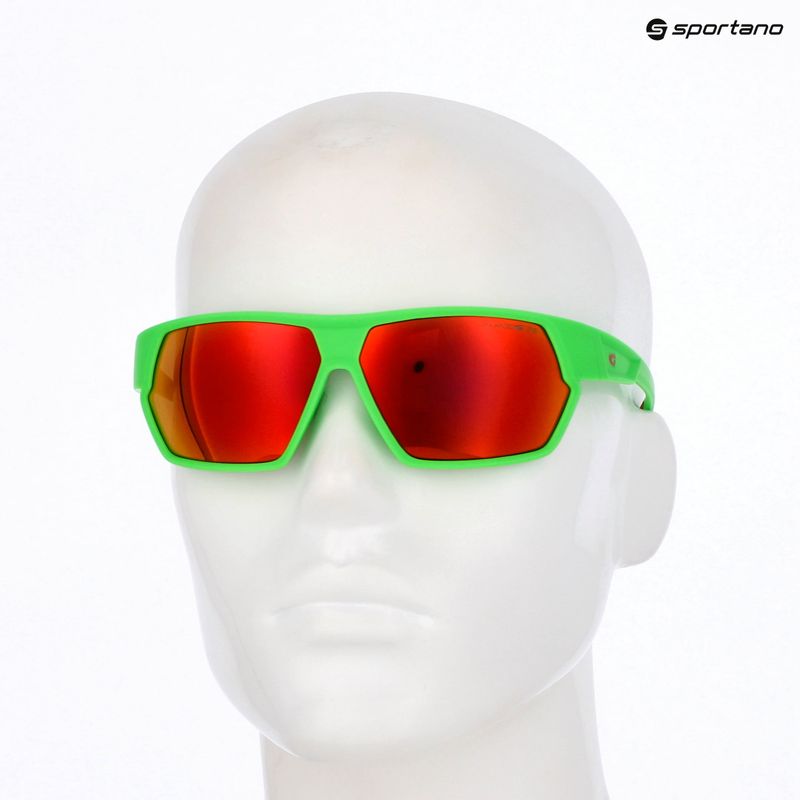 Sluneční brýle GOG Zonda matt neon green/red 9