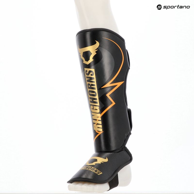 Chrániče holení a chodidel Venum Ringhorns Charger Shin black/gold 15