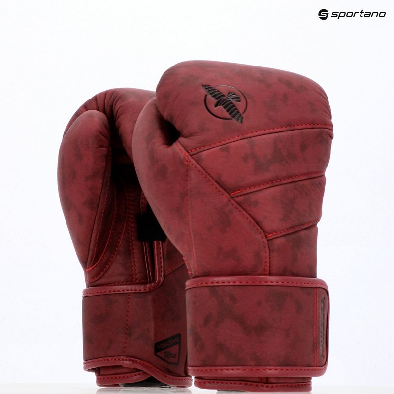 Boxerské rukavice Hayabusa T3 LX crimson 12