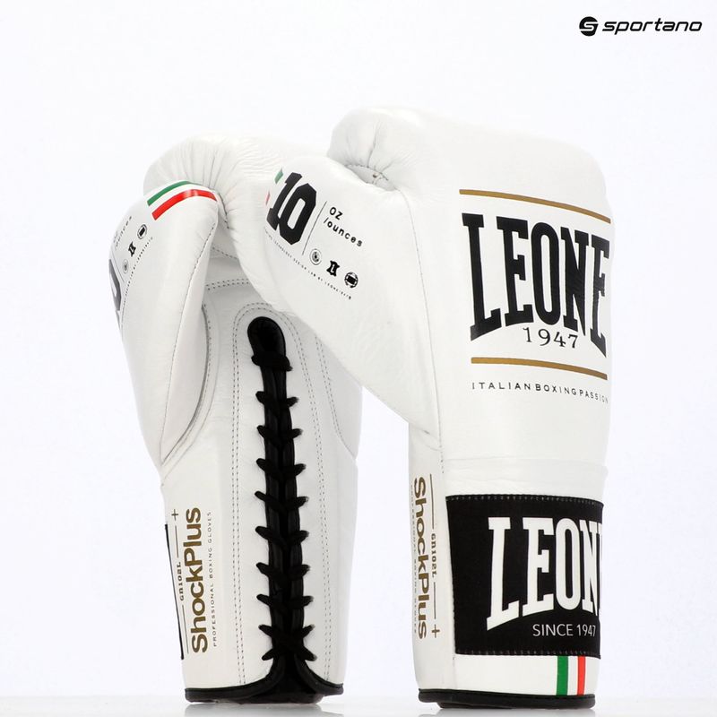 Boxerské rukavice LEONE 1947 Shock Plus white 17