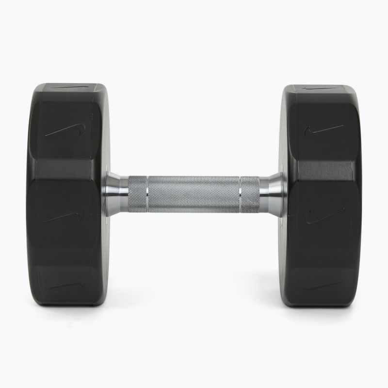 Chromovaná činka Nike Strength Pro Urethane Dumbbell 18 kg black/white 3