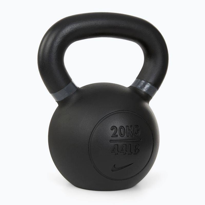 Kettlebell Nike Strength Cast Iron 20 kg černá/šedá