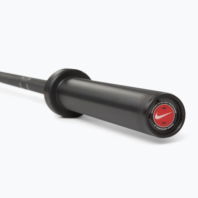 Rovná osa Nike Strength Coated Premium Barbell black just do it 5