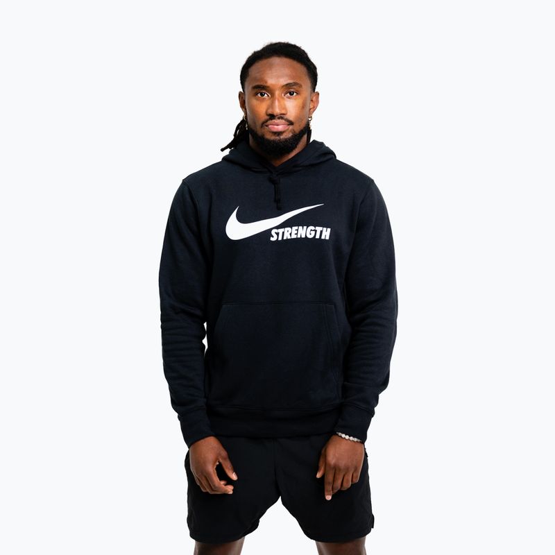 Pánská mikina Nike Strength Hoodie black/white